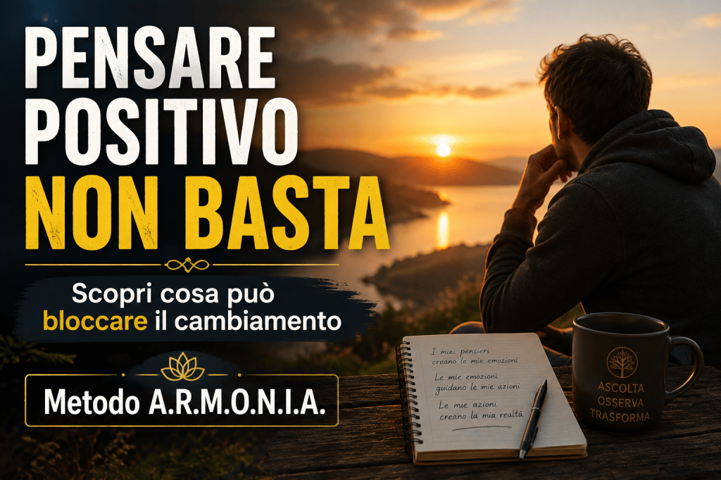 Perché pensare positivo non basta: l’errore che blocca la Legge&nbsp;dell’Attrazione